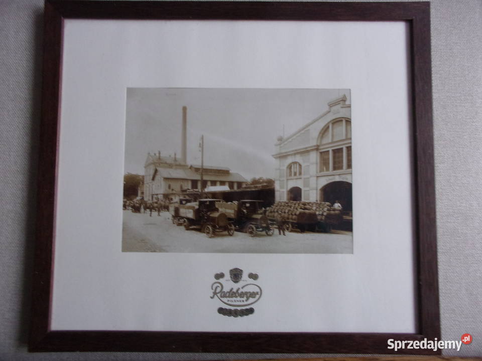 Firmowe foto browaru z początki XXw Radeberger Warszawa