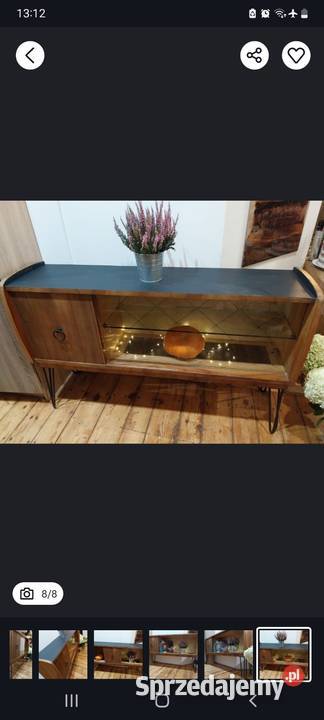 Retro komoda dębowa szafka na winyle barek lata pomorskie Gdańsk sprzedam