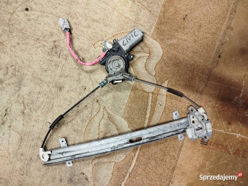 Podnośnik szyby kierowcy lewy przód Honda Civic Mechanizmy opuszczania szyb Sokołów Podlaski