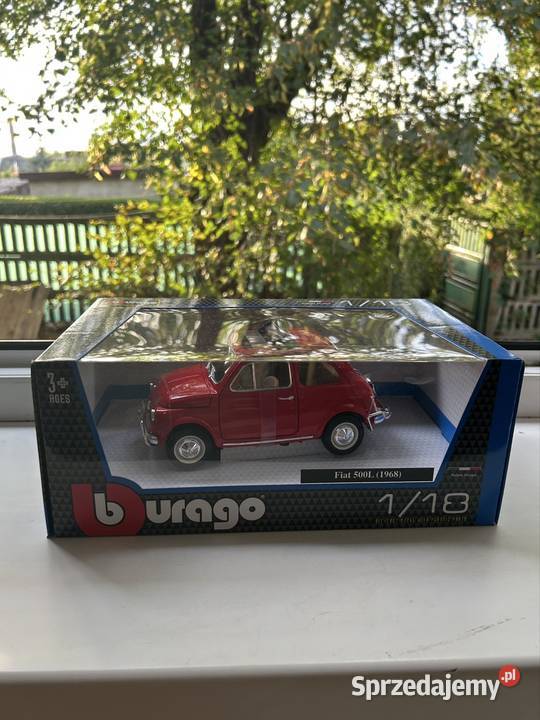 Bburago Fiat 500L 1968 model w skali 118 Jaworzno sprzedam