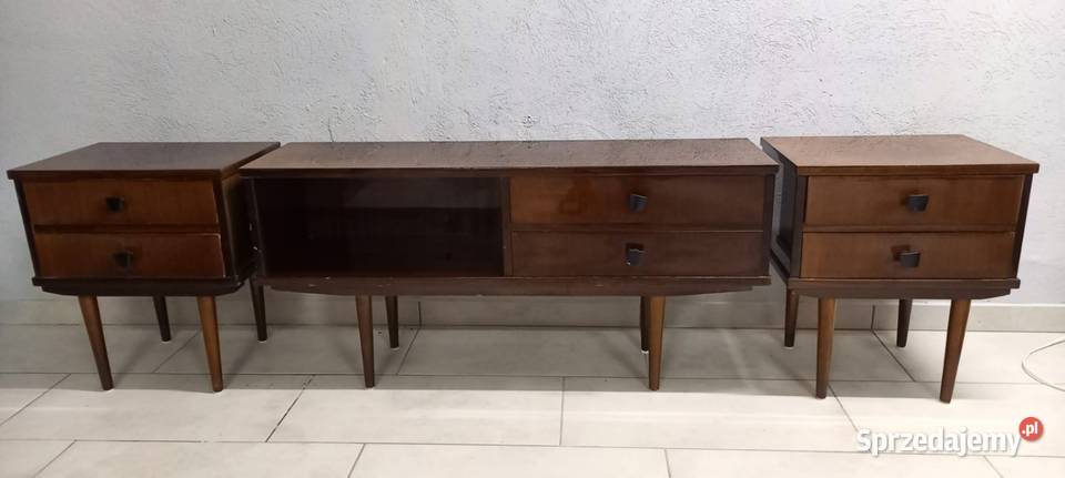 Stare meble PRL Vintage do wystroju sypialni Bielsko-Biała