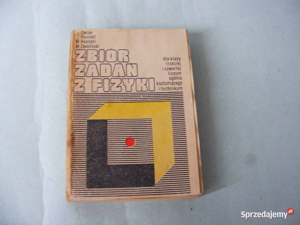 Zbiór zadań z fizyki Ćwiok Fizyka Fiałkowska Z Oborniki Śląskie