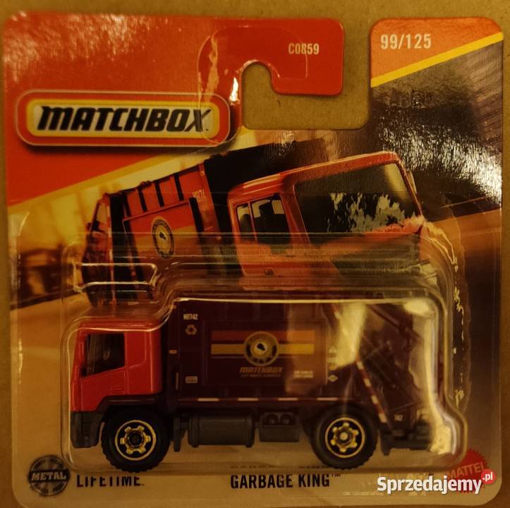 Matchbox Garbage King 99125 model 164 Mattel Szczecin