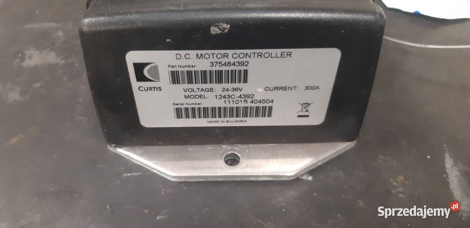 dc motor controller curtis 1243c4392 curtis Magazynowanie Mosina sprzedam
