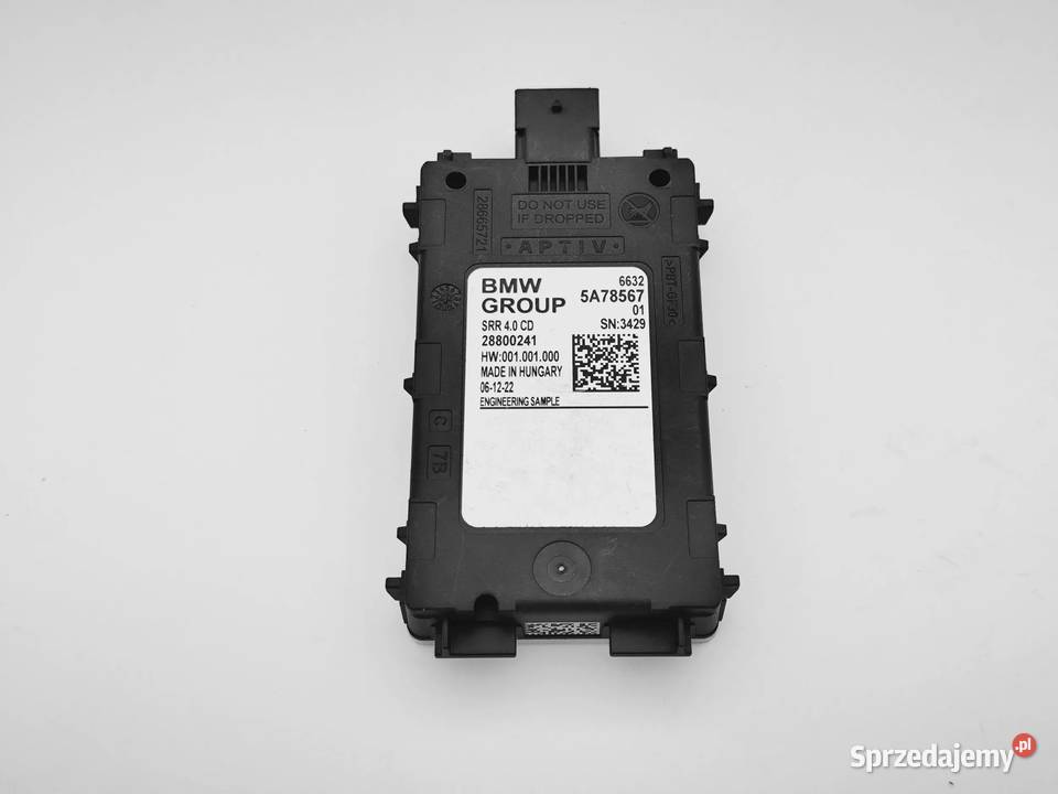 BMW G70 i7 iX U06 G07 XM SRR 01 RADAR SENSOR Przemęt