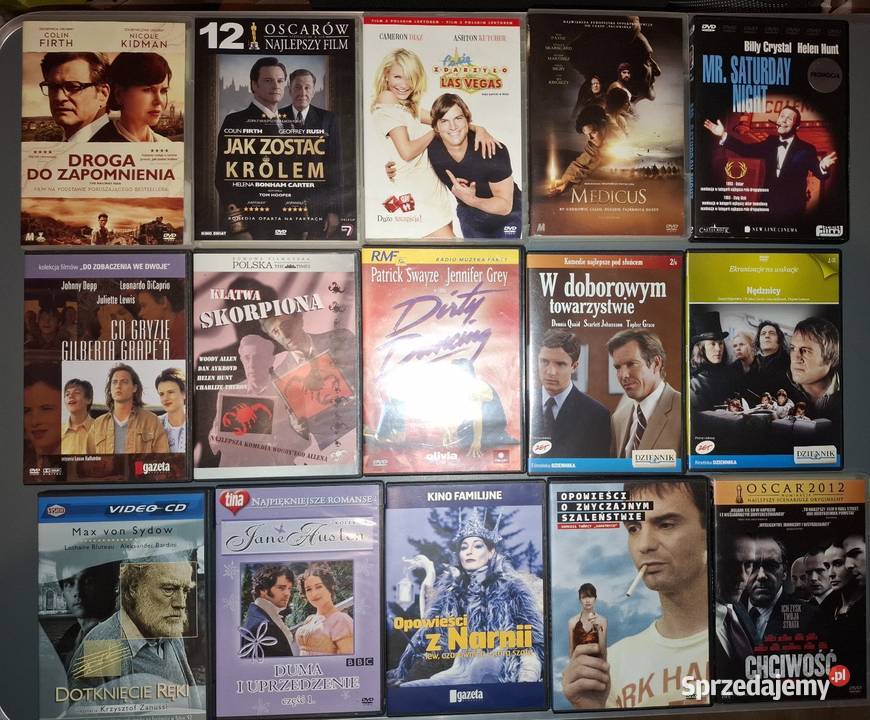 Kolekcja Filmów DVD Część Nowych w Folii 140 Sochaczew