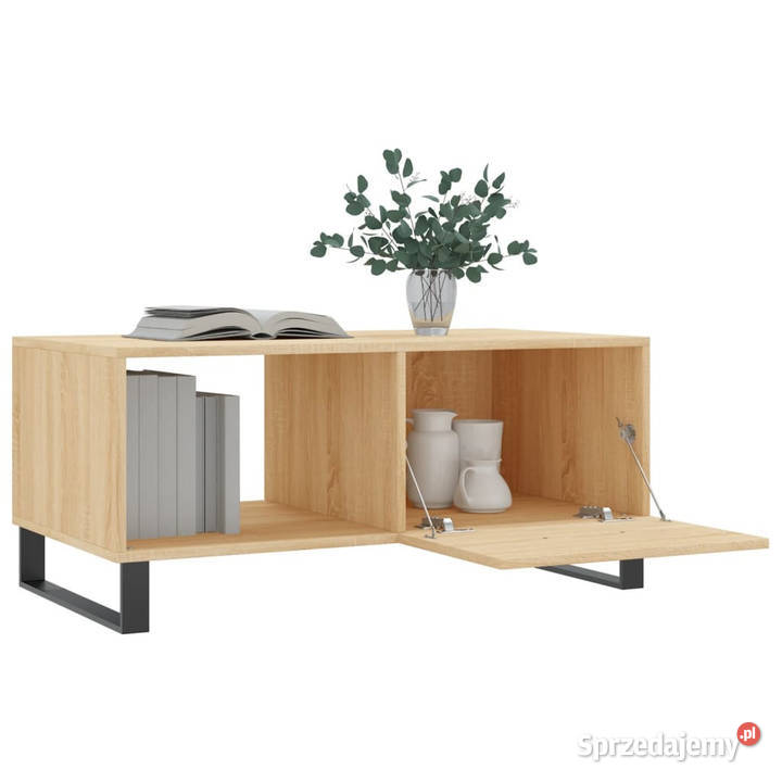 Stolik kawowy kolor dąb sonoma 90x50x40 WM829239 mazowieckie Warszawa