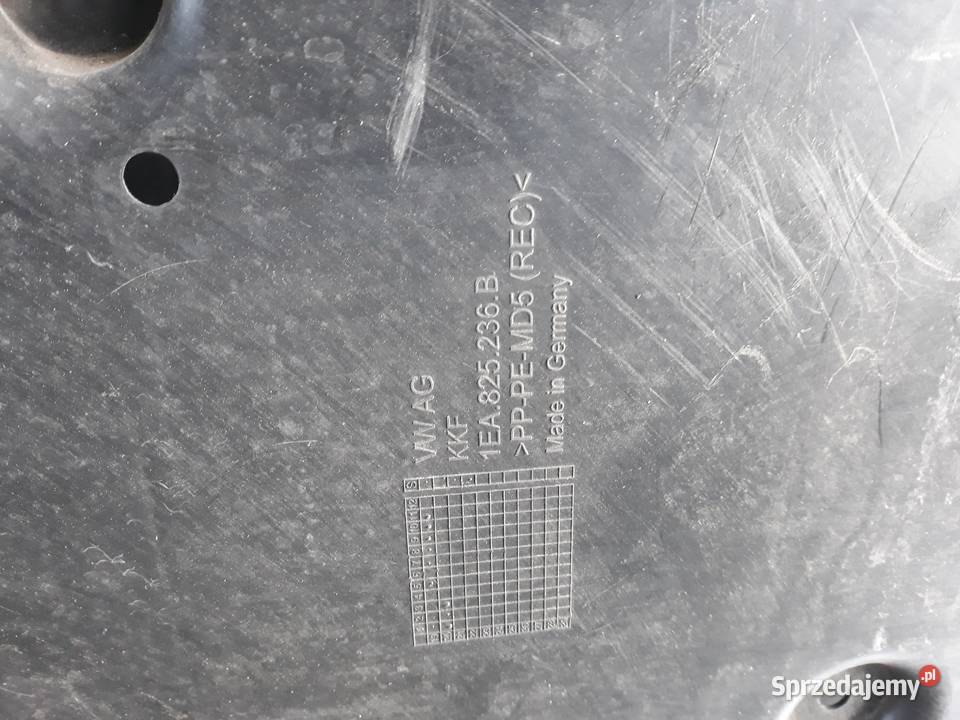 VW ID3 PŁYTA OSŁONA PODWOZIA 1EA825236B osobowe Międzychód