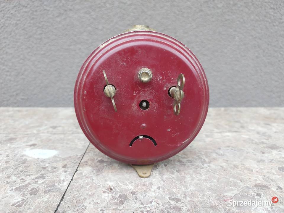 Stary metalowy budzik niesprawny Tczew