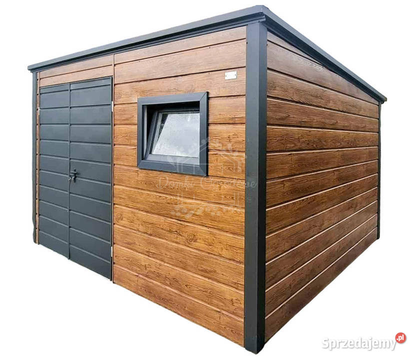 Schowek domek ogrodowy 3x3m drewnopodobny ID1131 Mrągowo