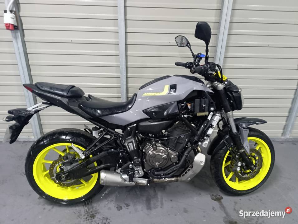 Yamaha MT07 FLUO 35kW A2 8 transport RATY Yamaha Grójec