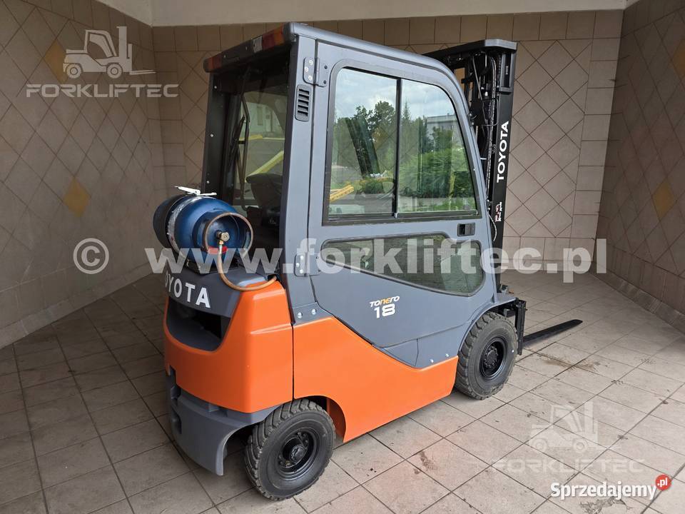 Wózek Widłowy TOYOTA 8FGF18 Kabina Triplex Lędziny