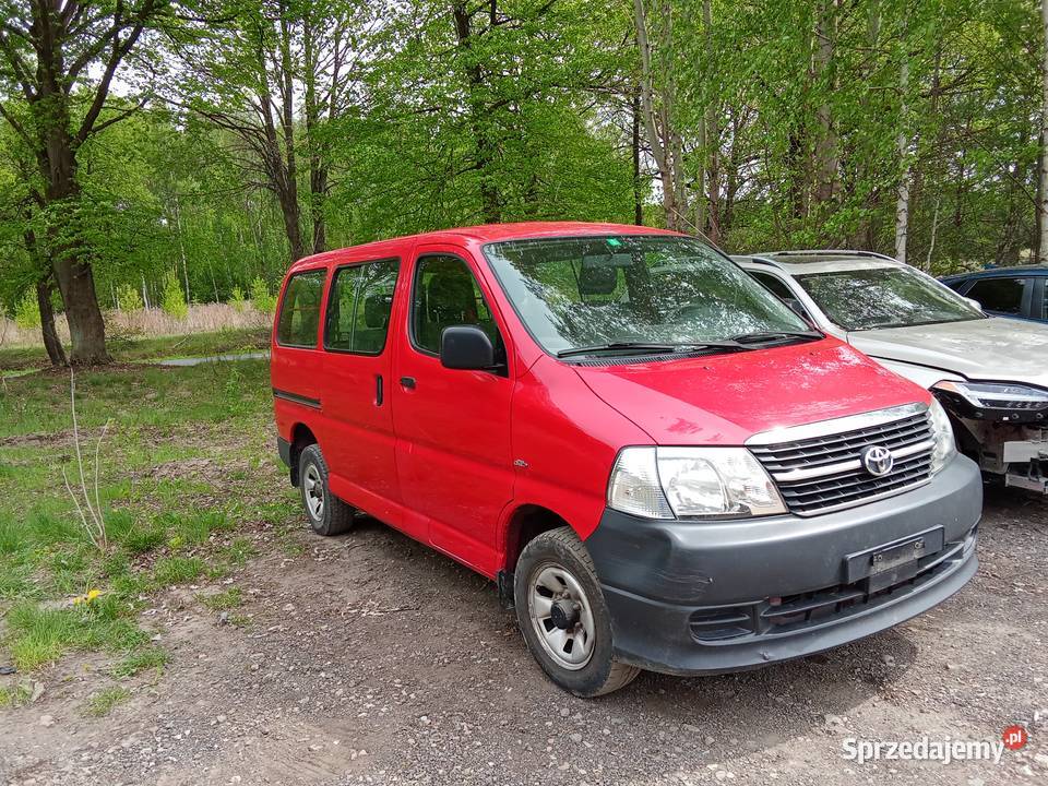 TOYOTA Hiace 25d 4WD homologacja na ciężarowe Mińsk Mazowiecki