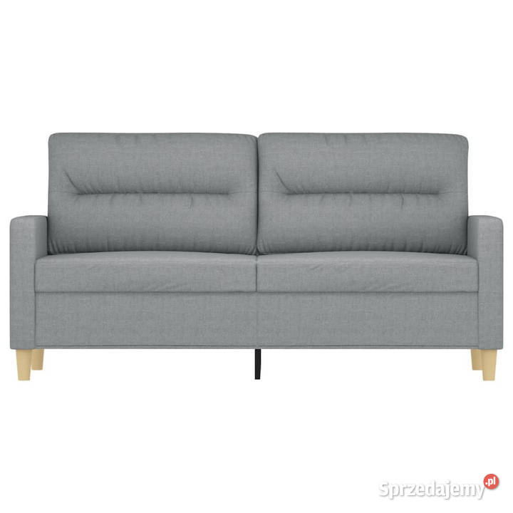 Sofa 2osobowa jasnoszara 140 tapicerowana Warszawa