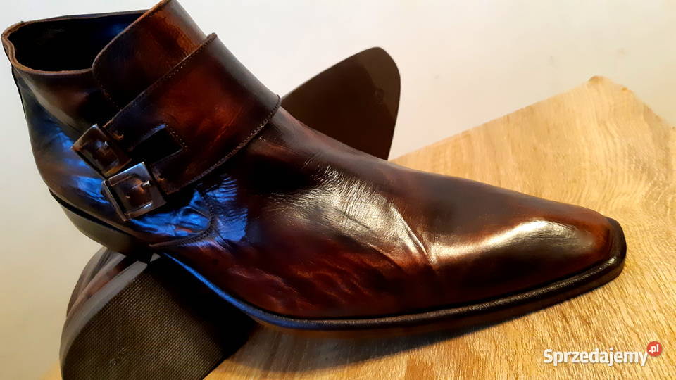 Pikolaki skórzane buffalo duble Monk ITALY Rzeszów