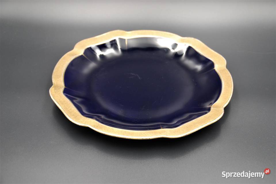 Patera talerz ozdobny JLMENAU Graf von Henneberg Porcelana i szkło Poznań