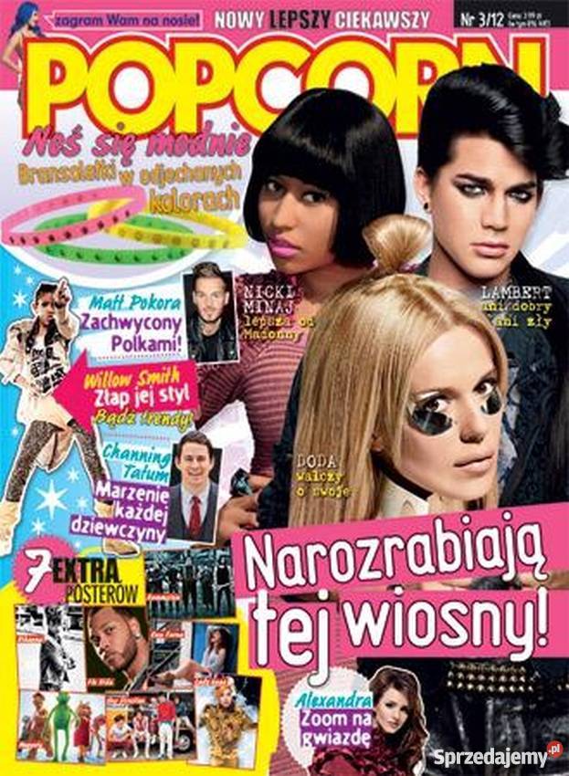POPCORN 2012 03 NICKI MINAJ DODA LAMBERT Warszawa