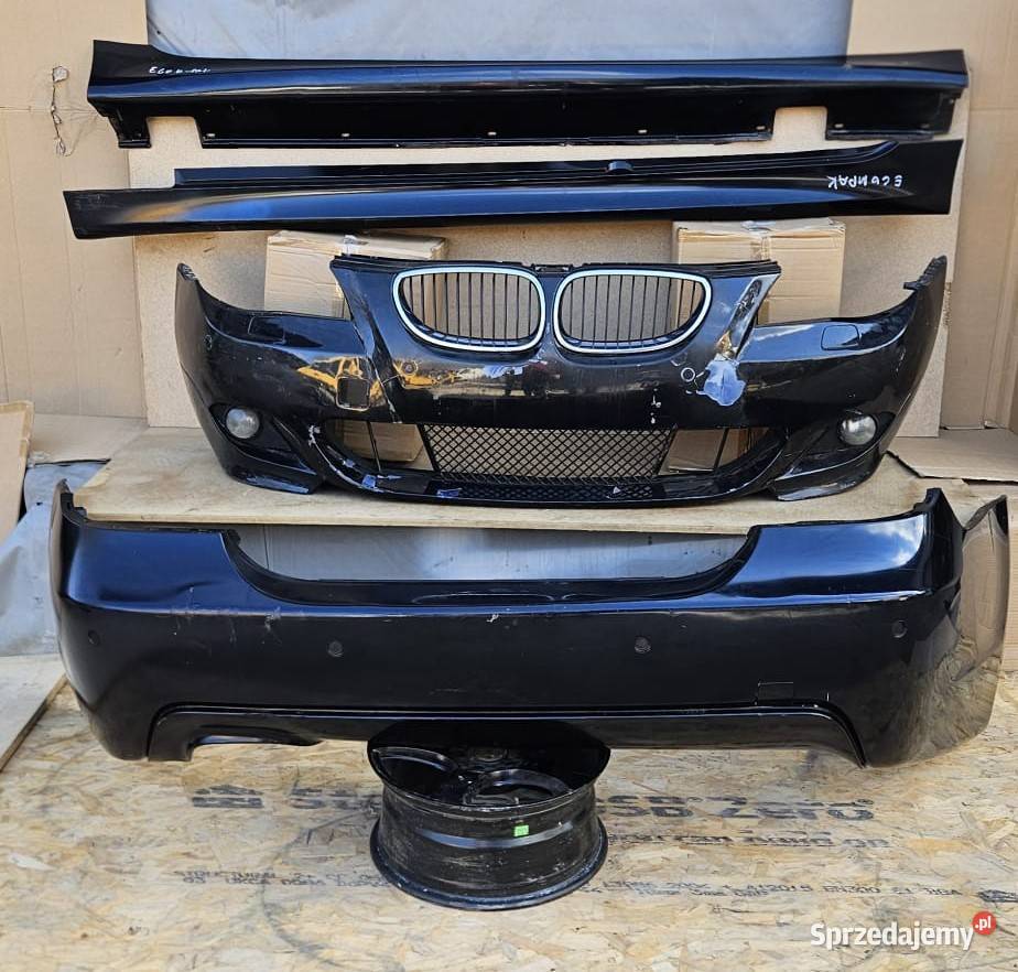 BMW E60 M PAKIET ZDERZAK PRZEDNI PRZÓD TYLNY TYŁ Zderzaki