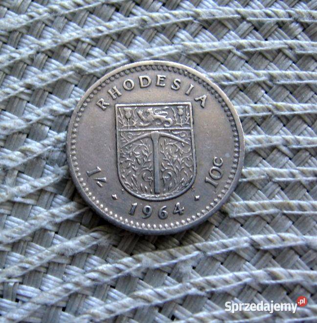 Rodezja 1 Szyling 1964r wielkopolskie
