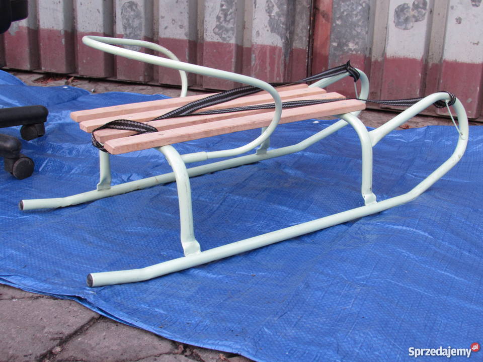 Sanki z oparciem najmłodszych metalowe stan małopolskie Kraków