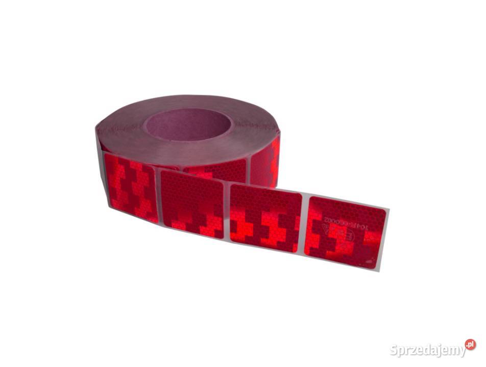 Taśma refleksyjna wg ECE R 104 szer51 mm czerw wielkopolskie