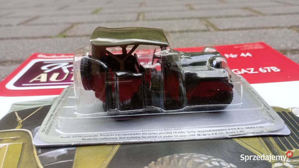 GAZ 67B wojskowy kolekcja kultowe auta PRL model Warszawa