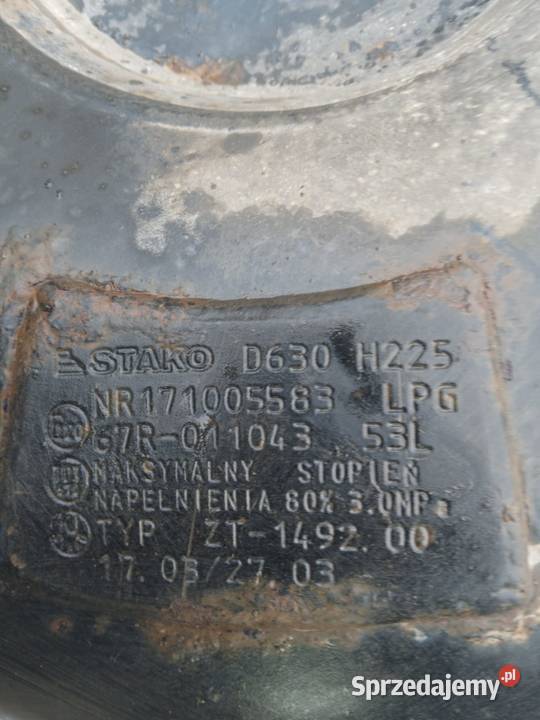 Butka gazowa podwieszana LPG 2 lata ważna Krasnystaw sprzedam