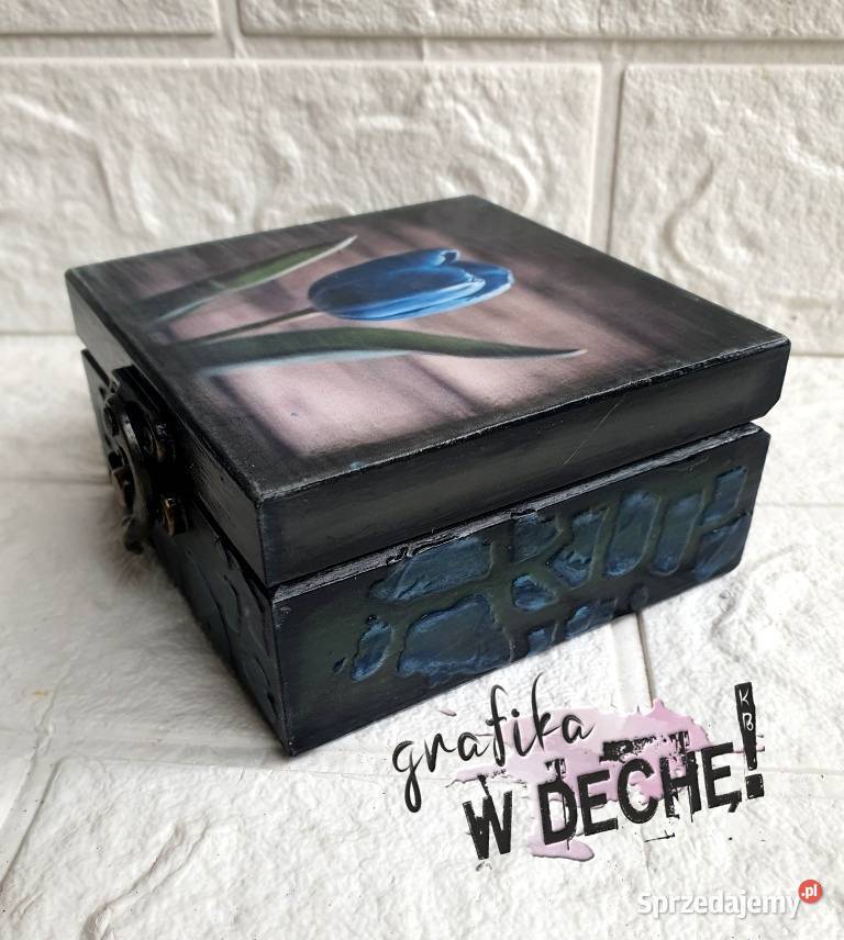 Pudełeczko na biżuterię tulipan Pozostałe małopolskie Kraków