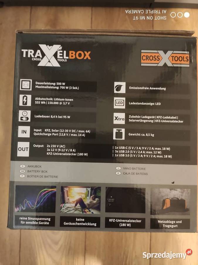 TravelBox 500 PRZENOŚNY POWER BANK ENERGII Białystok