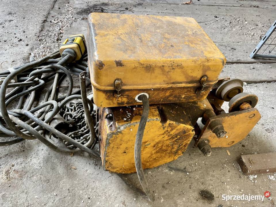Wciągnik łańcuchowy elektryczny o udźwigu 500 Bielany Wrocławskie sprzedam