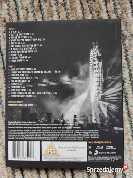 DAVID GILMOUR Live at Pompeii podlaskie