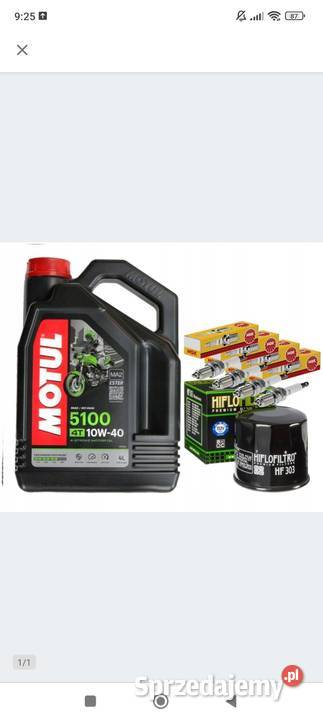 KAWASAKI Z750 0712 ZESTAW OLEJ MOTUL SWIECE sprzedam