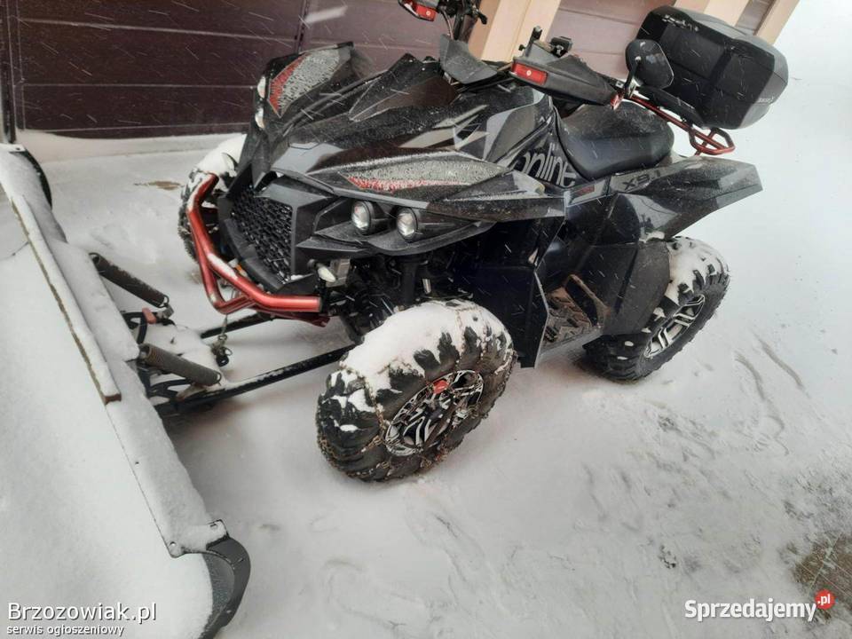 Quad ONLINE 850 75 2019R Pługiem z Niemiec REJ 850cm3