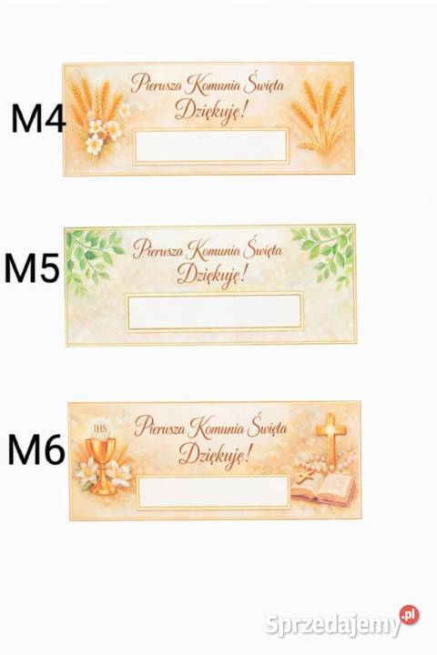 Upominek gości Pierwsza Komunia Święta Sucha Beskidzka