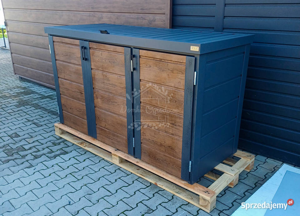 Zabudowa koszy na śmieci wiata śmietnikowa Słupsk