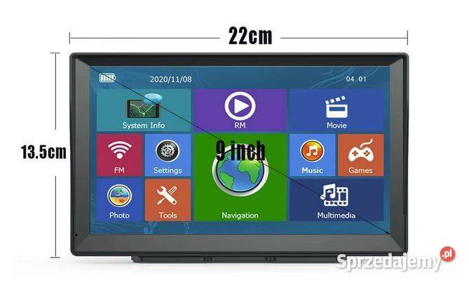 GPS Navigation 9 cal mapy Igo Primo Truck Q2 kujawsko-pomorskie Bydgoszcz