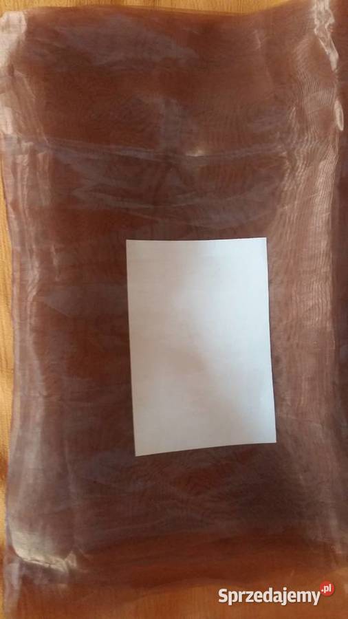 Organza 190x150 kolor złocistobrązowyKupon Łódź