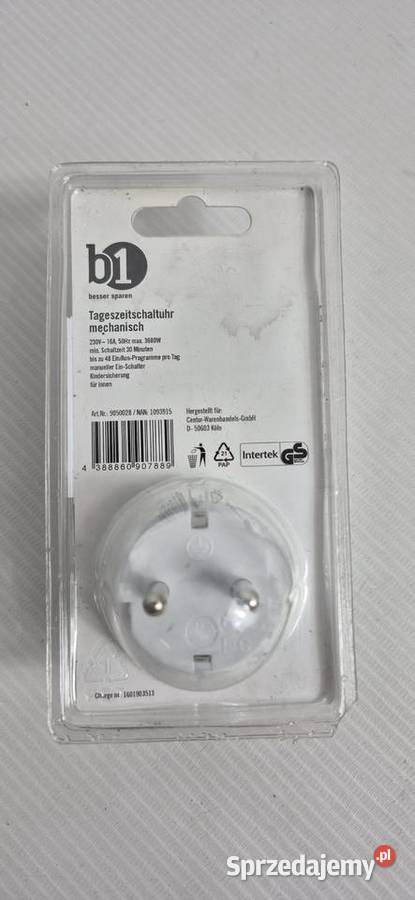 Mechaniczny Programator Czasowy b1 Oszczędzaj lubelskie Biłgoraj