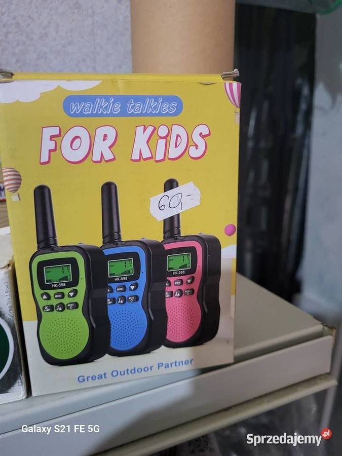 Krótkofalówka dzieci walkie talkies lubelskie Lipsko-Polesie sprzedam