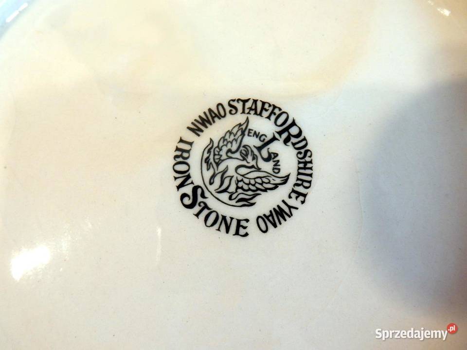Vintage duża misa Staffordshire Ironstone Piła