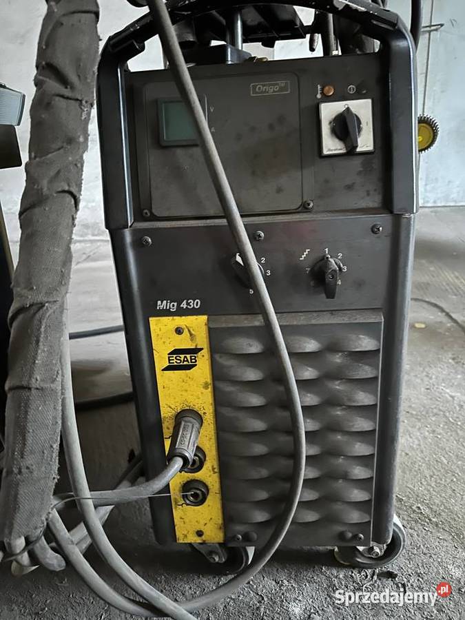 Spawarka Migomat Esab Origo Mig 430 Esab Feed 30 Produkcja Góra