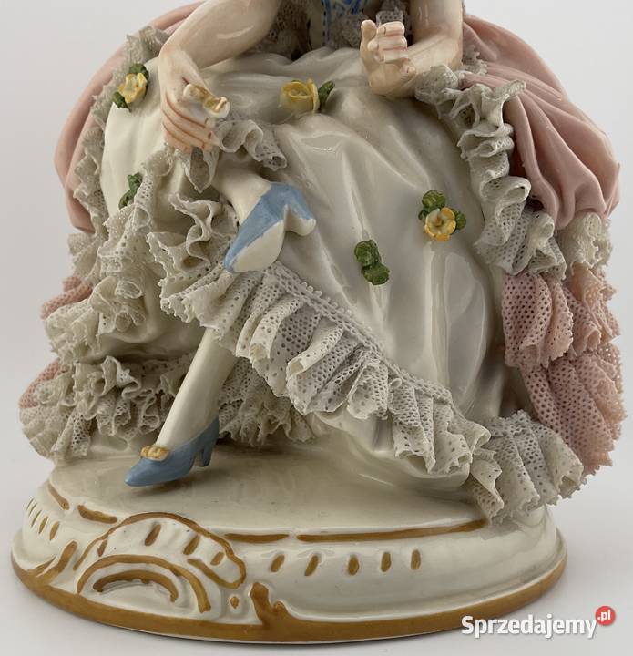 Antyczna Figurka Koronkowa Ernst Bohne Kraków