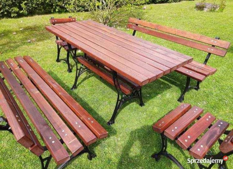 Meble ogrodowe stół ławka krzesło podkarpackie