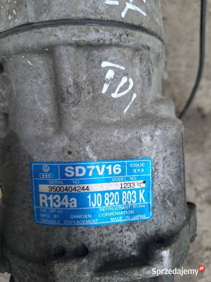 Sprężarka Kompresor Klimatyzacji Volkswagen Golf Wisznice