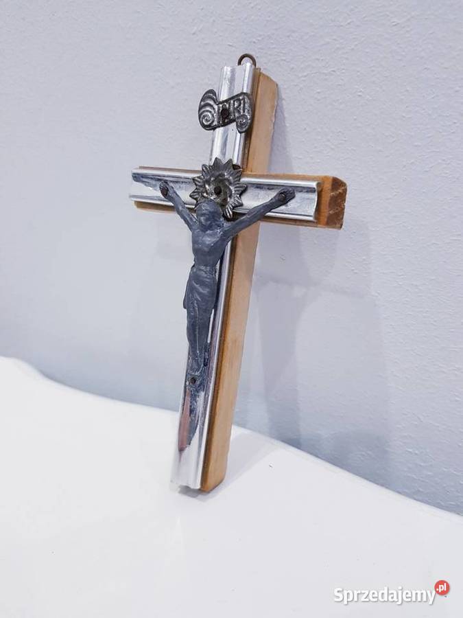 Drewniany ścienny krzyżyk Pozostałe Dąbrowa Górnicza