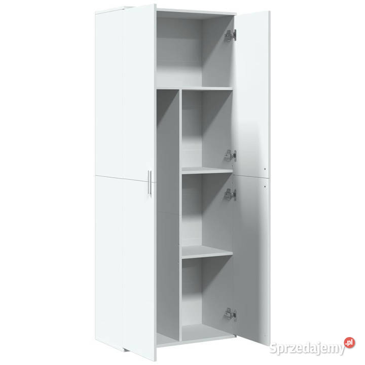 Wysoka szafka biała 70x35x180 materiał mazowieckie Warszawa