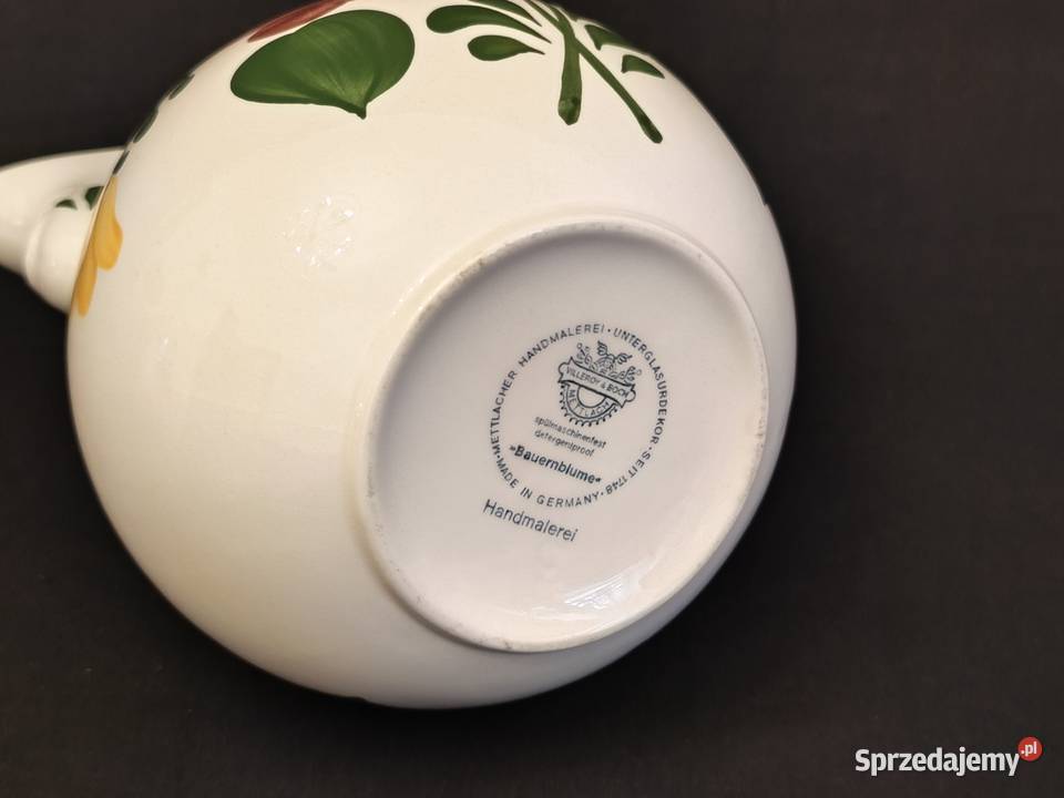 Duży dzbanek Villeroy Boch Bauernblume Chełm