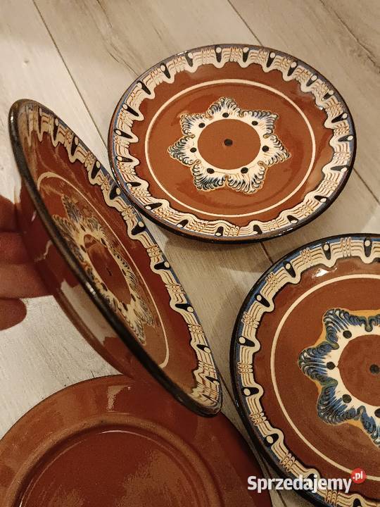 Stylowe ceramiczne talerze Gorlice sprzedam