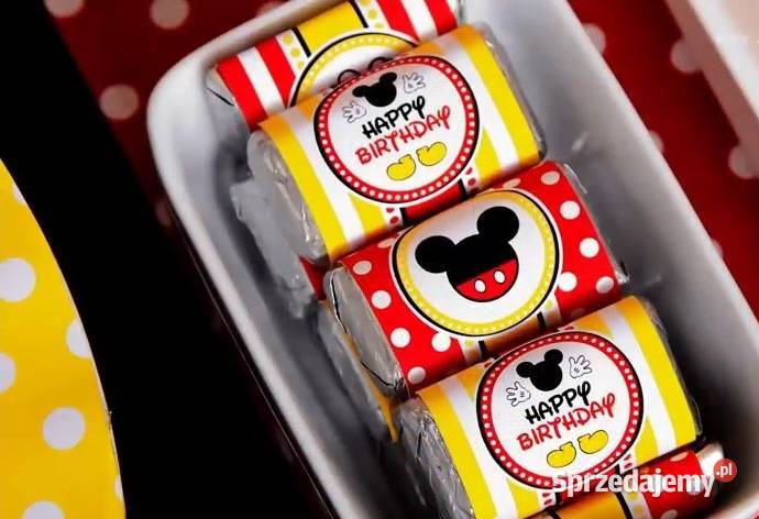 Myszka Mickey Miki szablony urodziny słodki stół Poznań