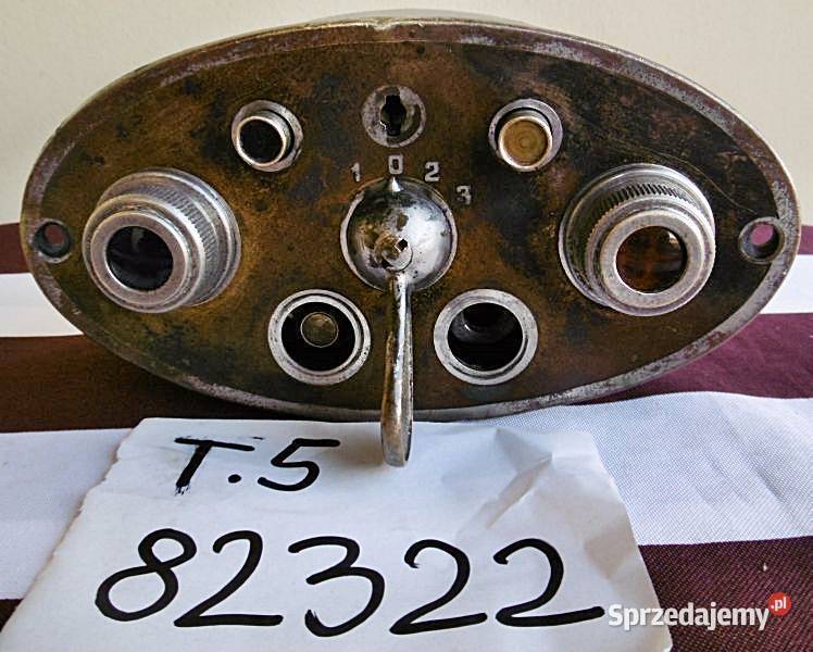 Konsola panel wskaźników Fiat 509 z 1929 r osobowe Ostrów Wielkopolski